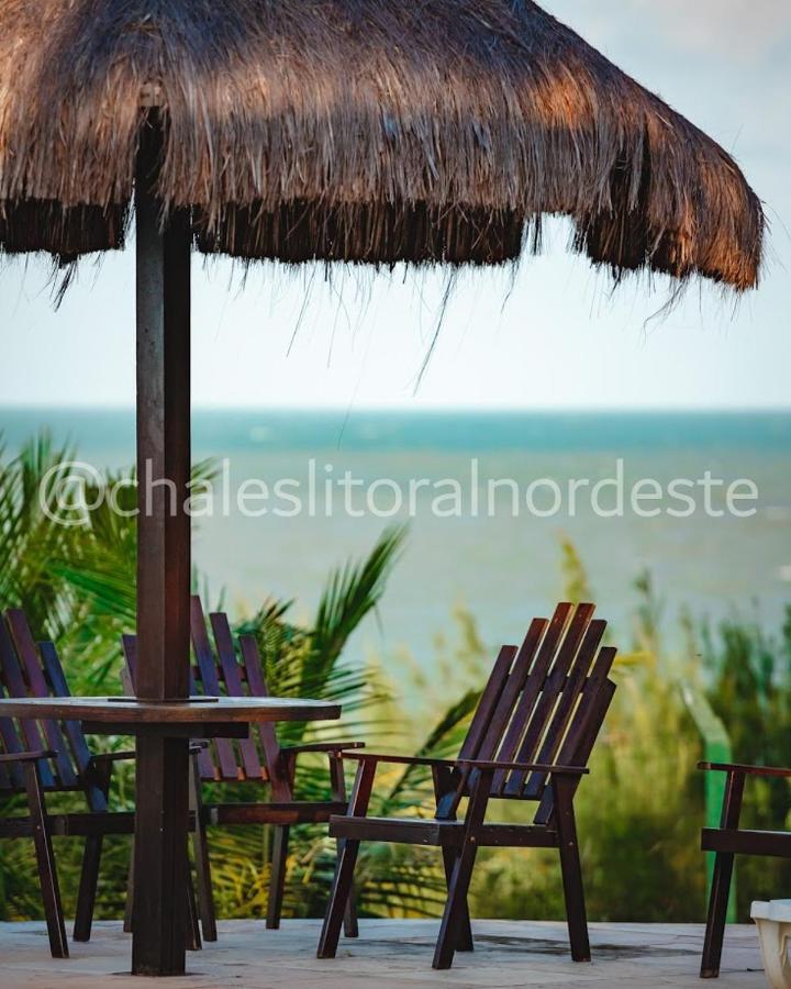 Chale Com Piscina Privada Vista Mar-Zumbi-Rn Villa Rio do Fogo Bagian luar foto