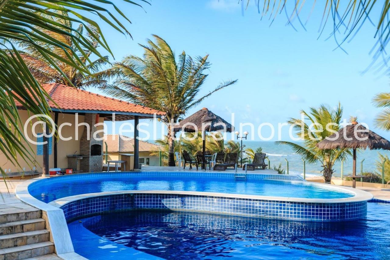 Chale Com Piscina Privada Vista Mar-Zumbi-Rn Villa Rio do Fogo Bagian luar foto