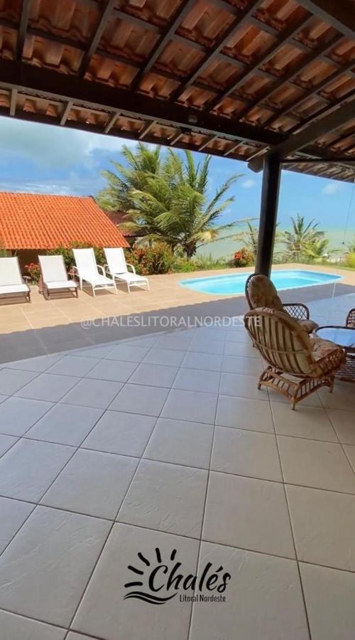 Chale Com Piscina Privada Vista Mar-Zumbi-Rn Villa Rio do Fogo Bagian luar foto