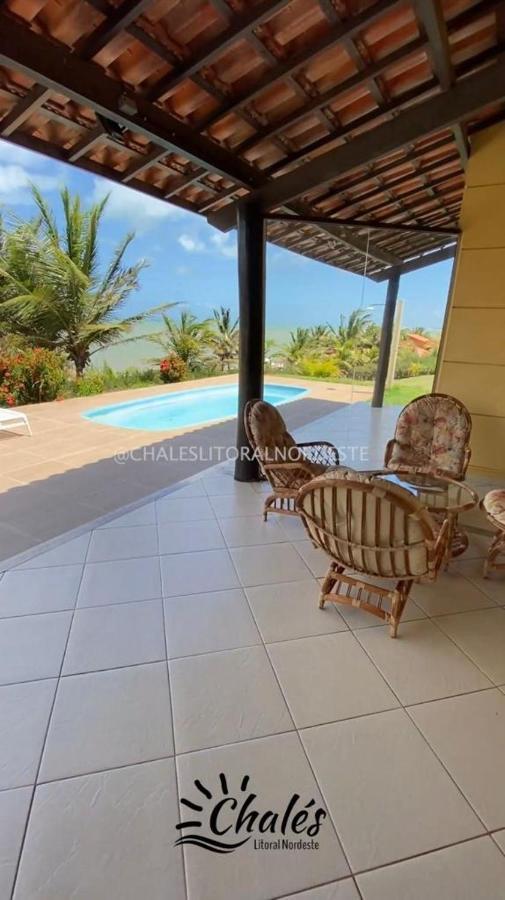 Chale Com Piscina Privada Vista Mar-Zumbi-Rn Villa Rio do Fogo Bagian luar foto